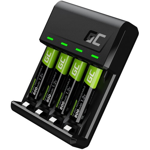 Ładowarka GREEN CELL VitalCharger 4 x AAA-HR03