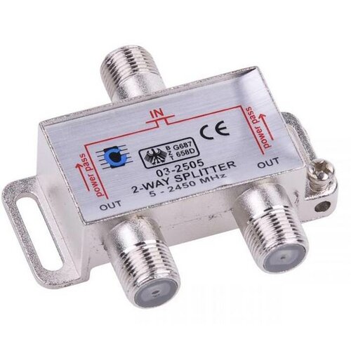 Splitter CABLETECH 2way 5-2450 mHZ