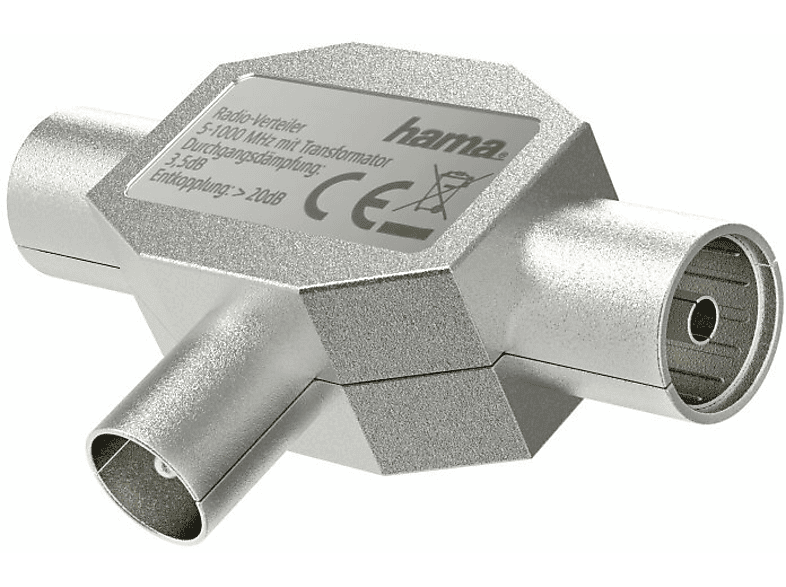Rozgałęźnik Coax- Coax HAMA 205237