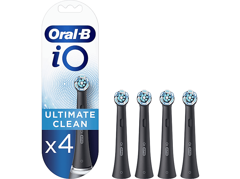 Końcówka szczoteczki ORAL-B iO Ultimate Clean Czarny (4 szt.) (Doskonałe czyszczenie)