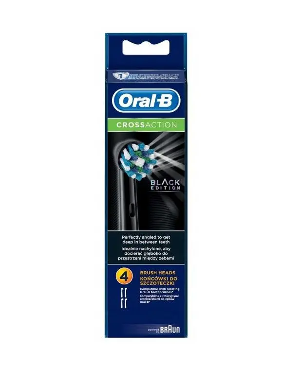 Końcówka szczoteczki ORAL-B Cross Action EB 50-4 (4 szt.) (Dokładna higiena jamy ustnej)