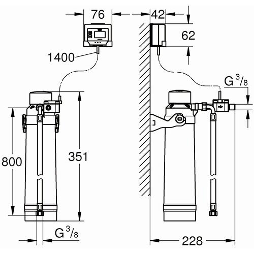 Zestaw startowy GROHE Blue 40875000