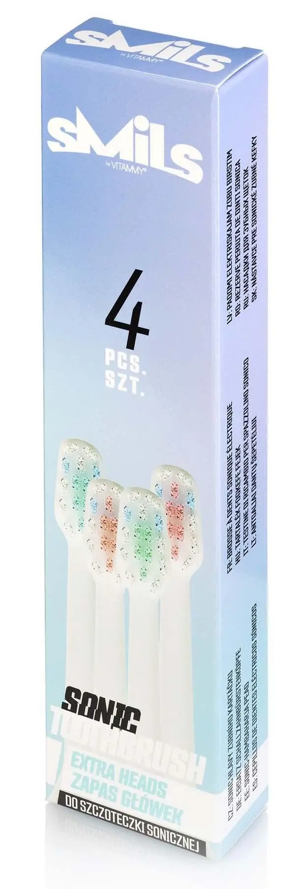 Końcówka szczoteczki VITAMMY Smils Mix 1 (4 szt.) (Czyszczenie płytki nazębnej)