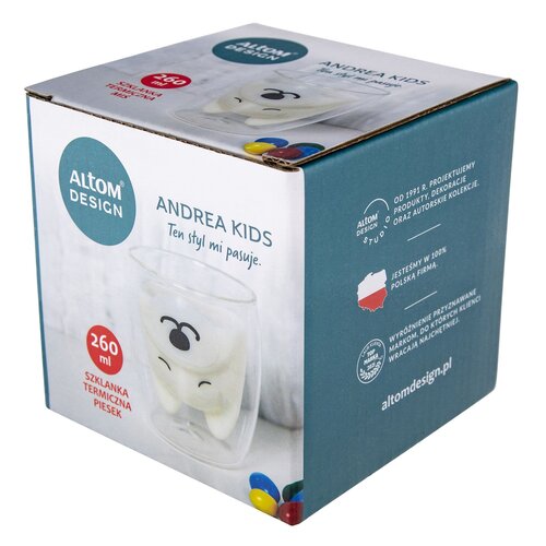 Szklanka ALTOMDESIGN Andrea Kids Piesek