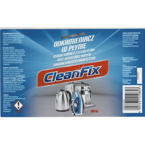 Odkamieniacz CLEANFIX 500 ml