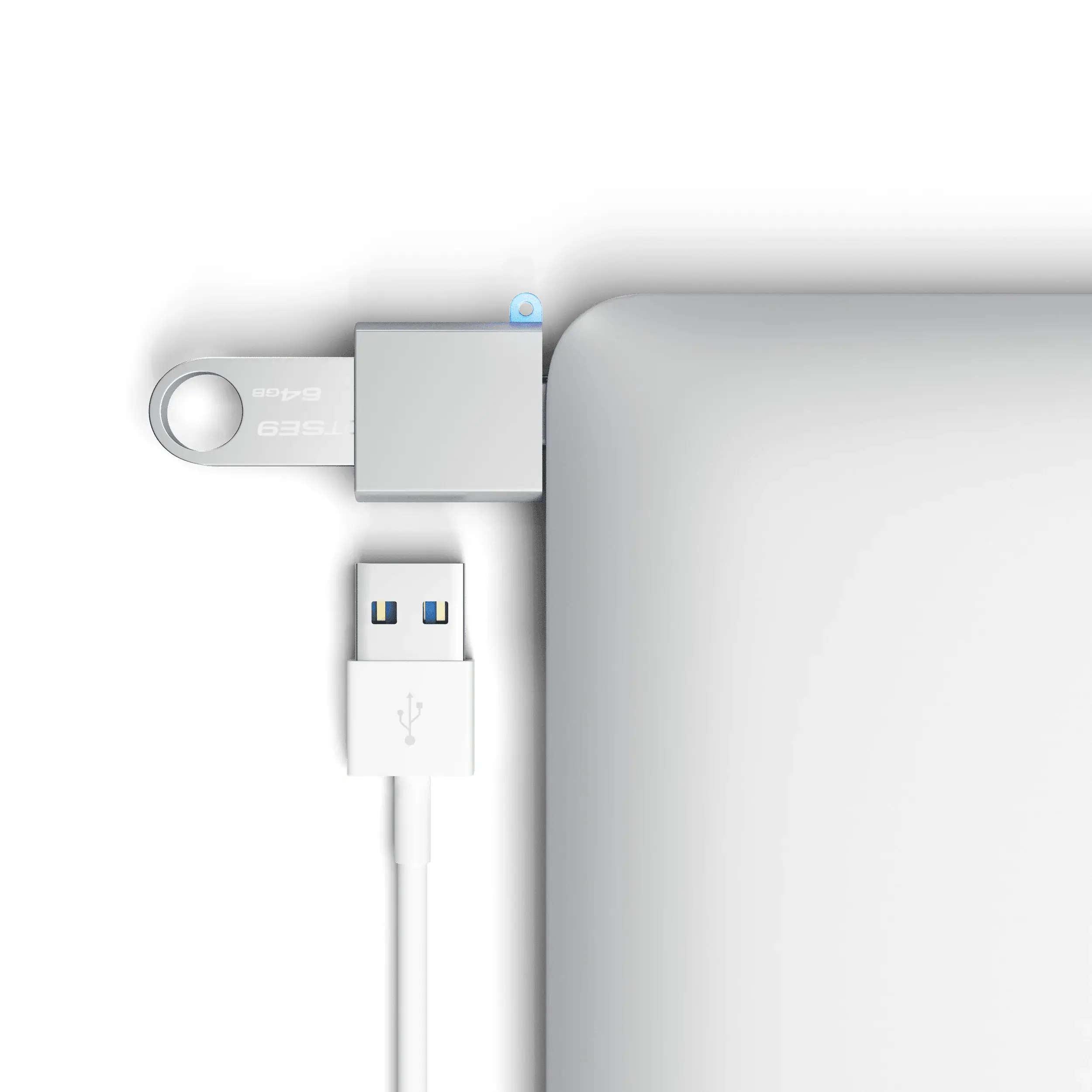 Adapter SATECHI USB-C do USB-A 3.0 Srebrny