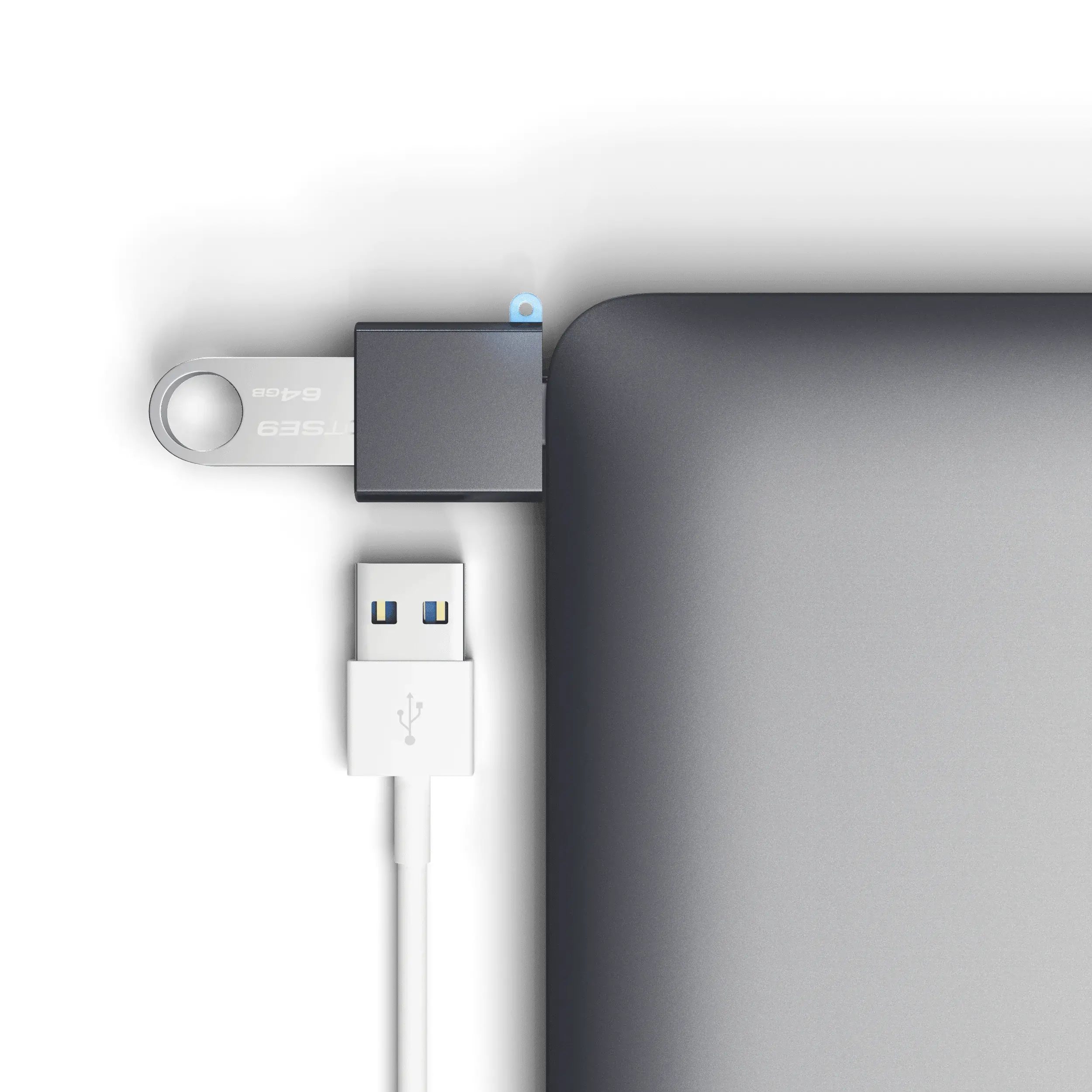 Adapter SATECHI USB-C do USB-A 3.0 Srebrny