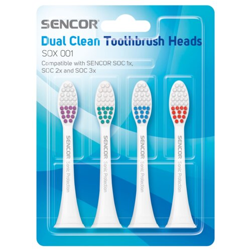 Końcówka szczoteczki SENCOR SOX 001WH (4 sztuki)