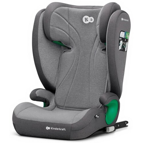 Fotelik samochodowy KINDERKRAFT Junior Fix 2 I-Size (15-36 kg) Szaro-grafitowy