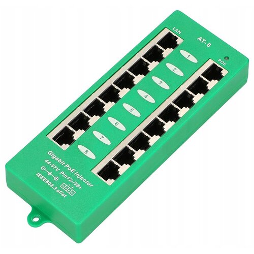 Injector PoE EXTRALINK AT-8 EX.12561 8 Portowy
