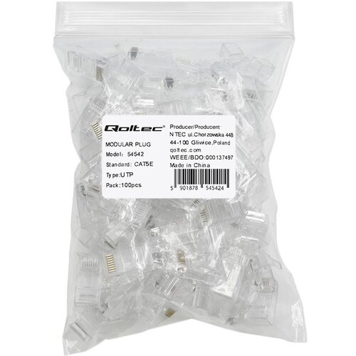 Wtyk QOLTEC 54542 (100 szt.)