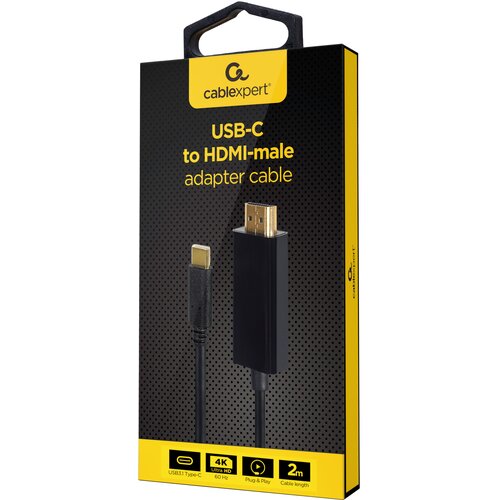 Kabel USB-C - HDMI CABLEXPERT A-CM-HDMIM-02