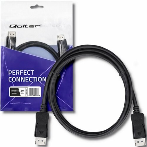 Kabel DisplayPort - DisplayPort QOLTEC 50453 2 m