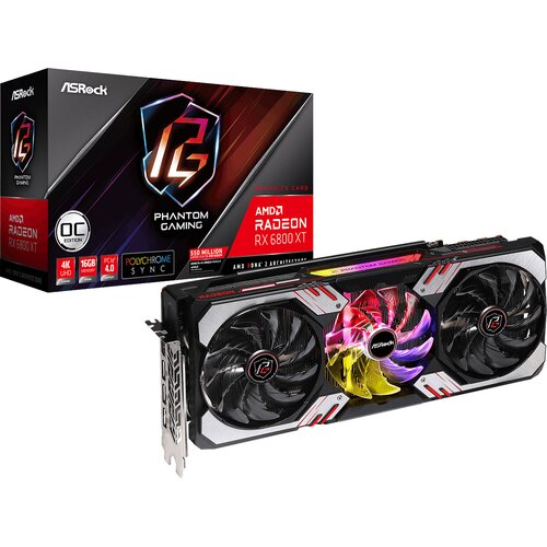 Karta graficzna ASROCK Radeon RX 6800 XT Phantom Gaming OC 16GB