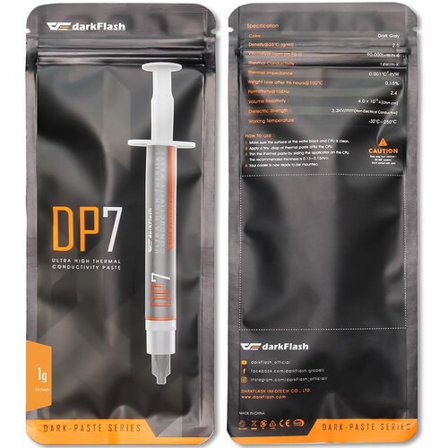 Pasta termoprzewodząca DARKFLASH DP7 1g