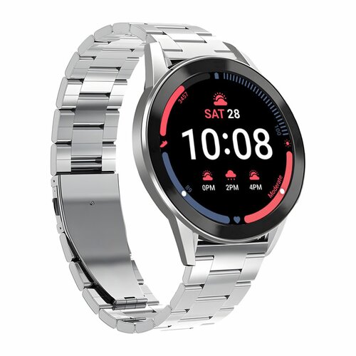 Pasek PURO Metal Stainless Band do Samsung Galaxy Watch 4/4 Classic (40/42/44/46mm) Srebrny