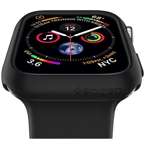 Etui SPIGEN Thin Fit do Apple Watch 4/5/6/SE (44 mm) Czarny