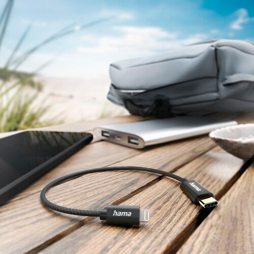 Kabel USB-C - Lightning HAMA 201601 Czarny