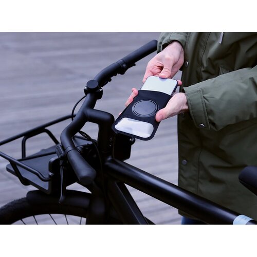 Uchwyt na telefon do roweru SHAPEHEART SR-Bike XL Czarny