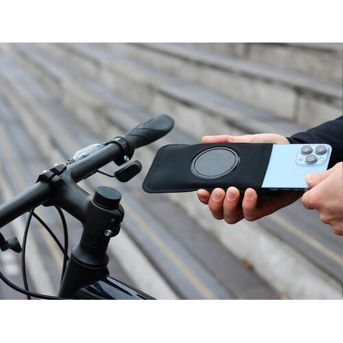 Uchwyt na telefon do roweru SHAPEHEART SR-Bike Stem XXL Czarny