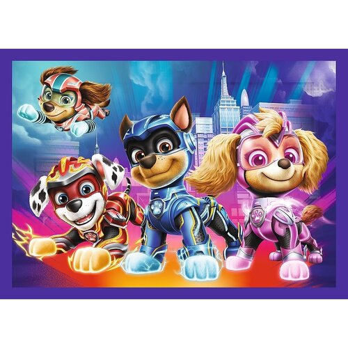 Puzzle TREFL Psi Patrol Bohaterowie na ratunek 4w1 The Mighty Movie 2023 34621 (207 element贸w)