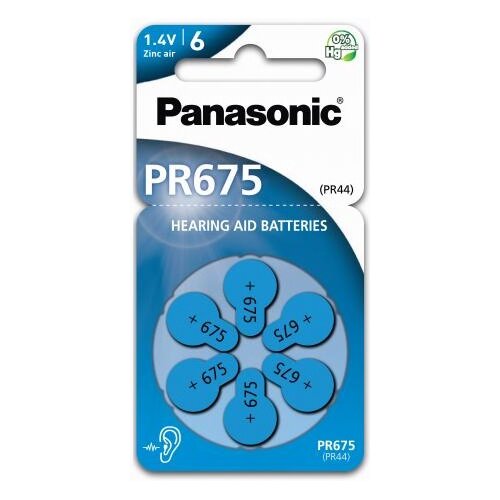 Baterie PR675 PANASONIC (6 szt.)