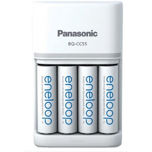 Ładowarka PANASONIC Eneloop BQ-CC55 + 4 akumulatorki AA 2000 mAh