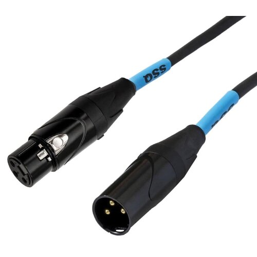 Kabel SSQ DMX5 XLR męski - XLR żeński Oświetleniowy 5 m