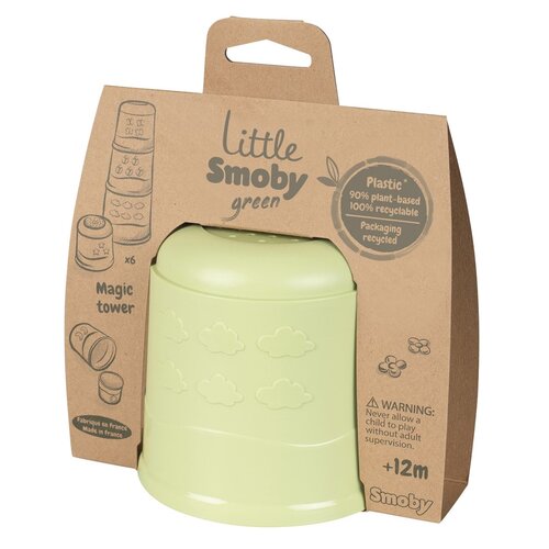 Zabawka edukacyjna SMOBY Little Green Magiczna wieża 7600140602