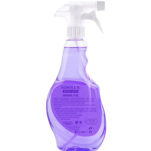 Płyn do mycia szyb SIDOLUX Crystal Gardenia z Figą 500 ml