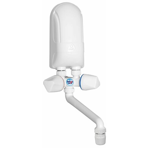 Przepływowy podgrzewacz wody DAFI 3.7 kW z baterią białą (230V)