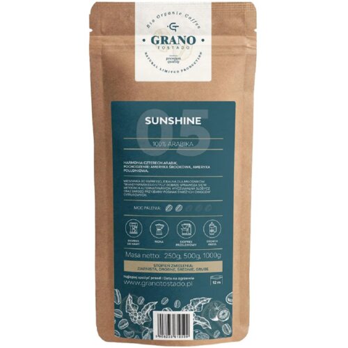 Kawa mielona GRANO TOSTADO Sunshine Arabica 0.5 kg