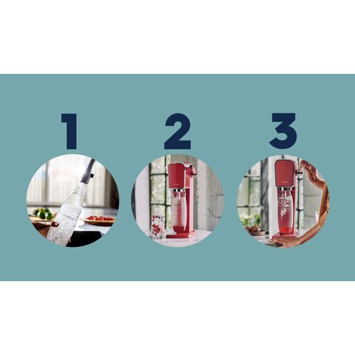 Saturator SODASTREAM Art Czerwony