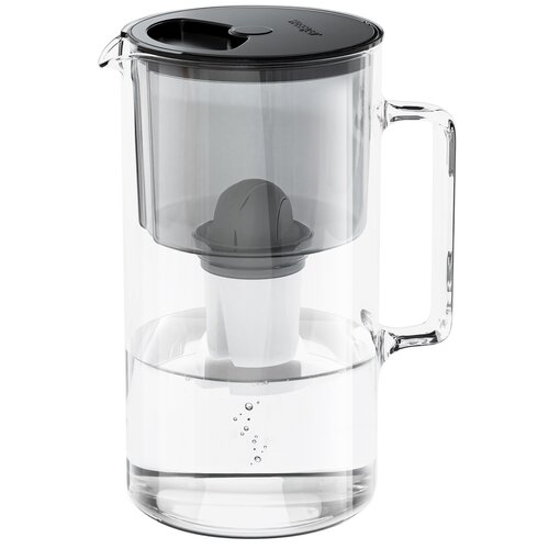 Dzbanek filtrujący WESSPER Borosilicate AquaClassic Czarny