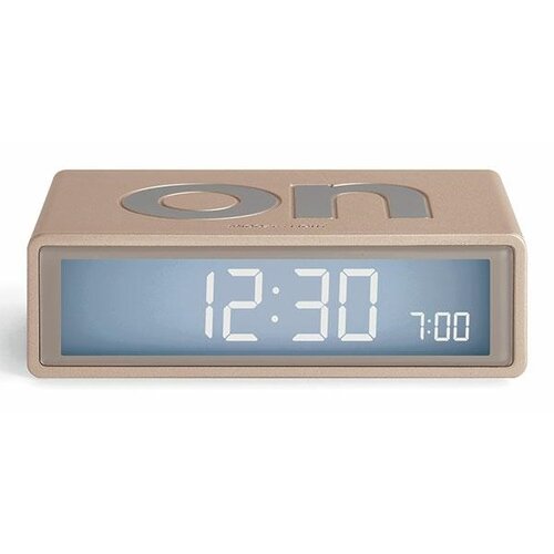 Budzik LEXON Flip+ Travel LR151D1 Złoty