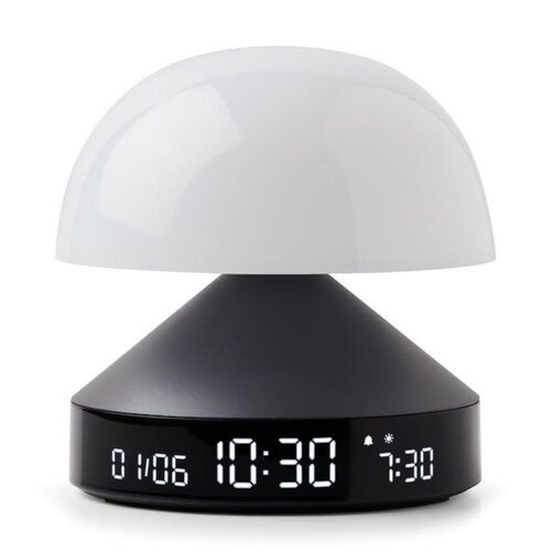 Budzik z lampką LEXON Mina Sunrise LR153MX Szary