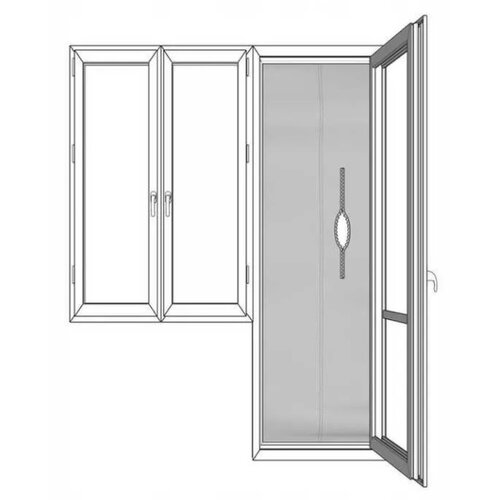 Uszczelka na drzwi balkonowe MISSION AIR AirLock Balkon do klimatyzator贸w przeno艣nych