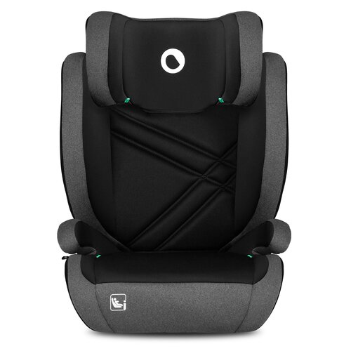 Fotelik samochodowy LIONELO Hugo I-Size (15-36 kg) Czarno-szary