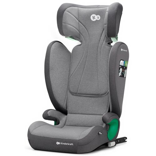 Fotelik samochodowy KINDERKRAFT Junior Fix 2 I-Size (15-36 kg) Szaro-grafitowy