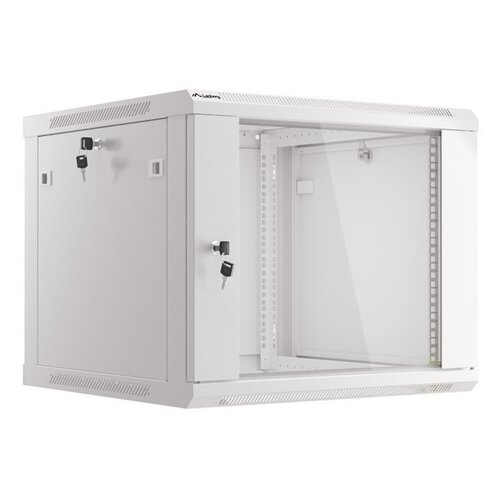 Szafa RACK LANBERG 19" 9U WF01-6609-10S 600 x 600 Szary