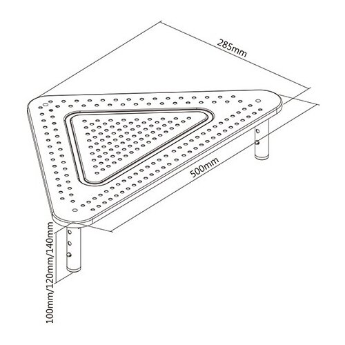 Podstawka pod monitor GEMBIRD Ms-Table-02