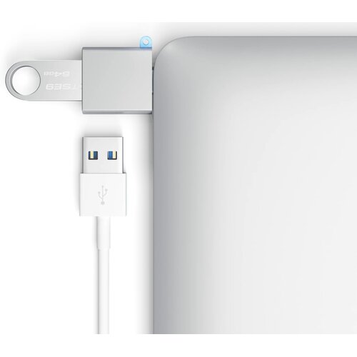 Adapter SATECHI USB-C do USB-A 3.0 Srebrny