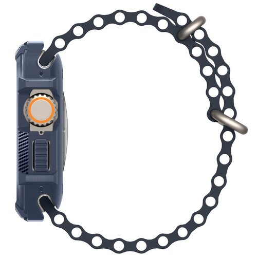 Etui SPIGEN Rugged Armor do Apple Watch Ultra 1/2 (49mm) Granatowy