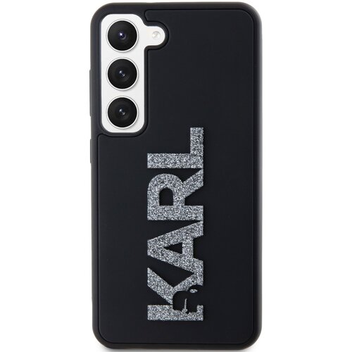 Etui KARL LAGERFELD 3D Rubber Glitter Logo do Samsung Galaxy S23 Czarny