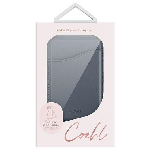 Etui Portfel UNIQ Coehl Esme Ciemno-niebieski