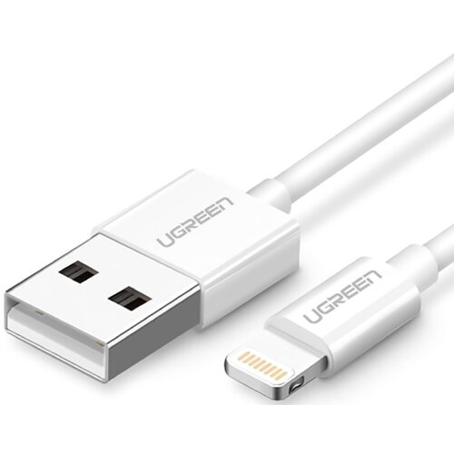 Kabel USB - Lightning  MFI UGREEN US155 2m Biały
