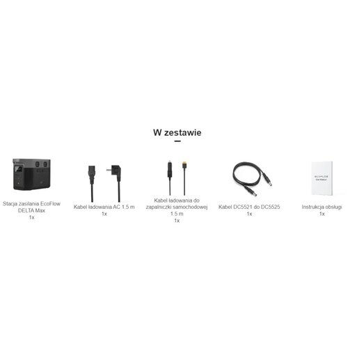 Stacja zasilania ECOFLOW DELTA Max 2016Wh